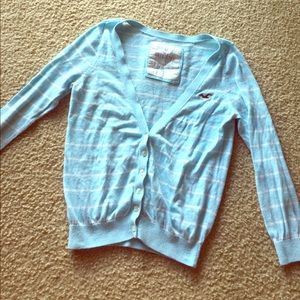 Striped hollister cardigan