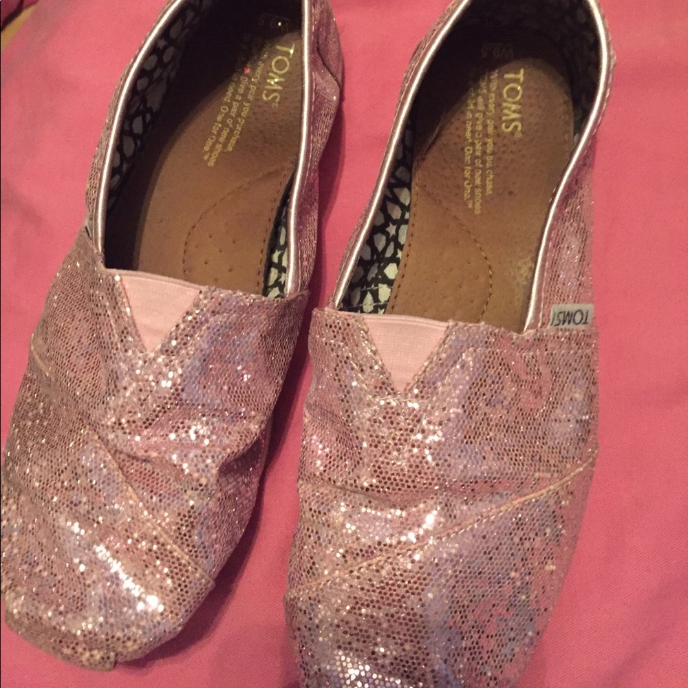 toms ivory glitter