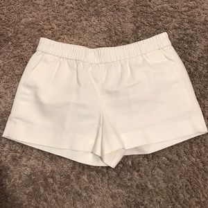 White J. Crew pull-on shorts