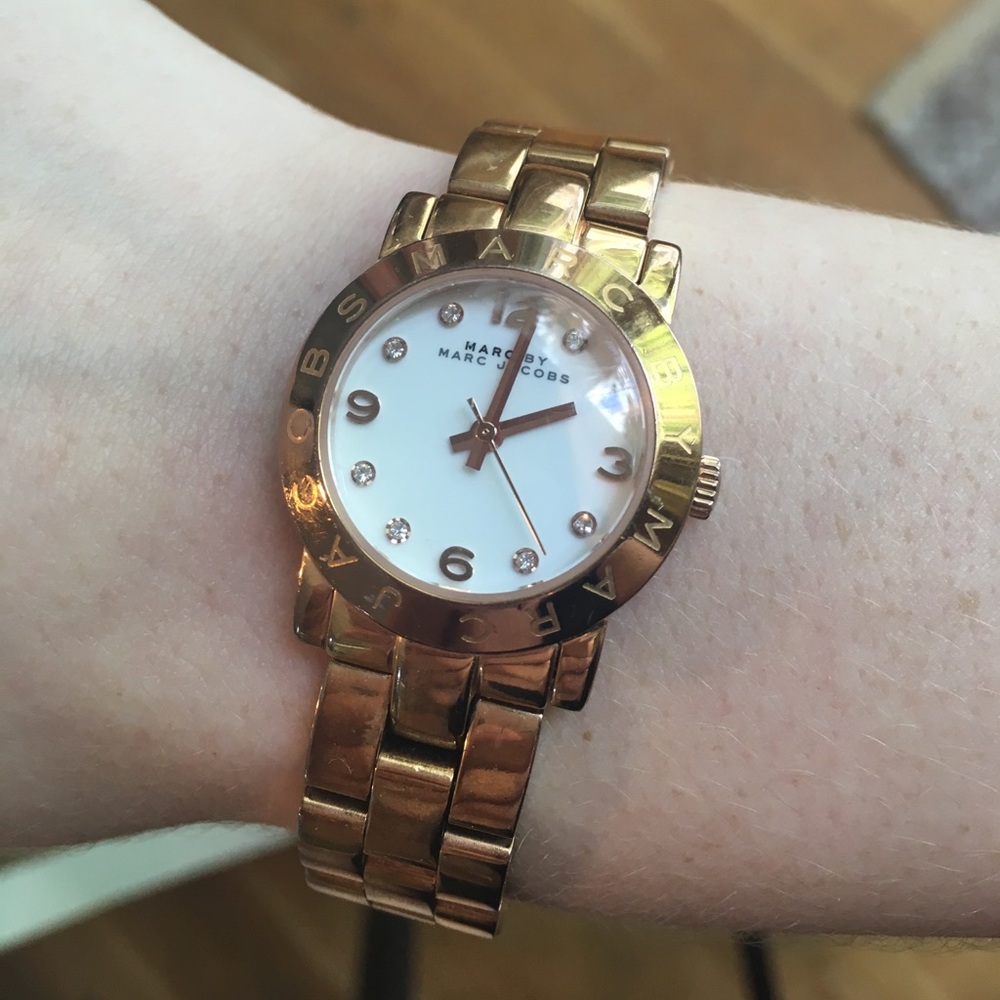 MARC JACOBS ROSE GOLD WATCH