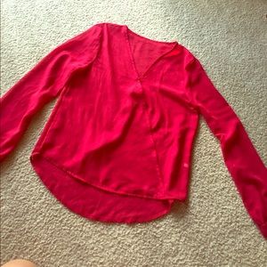 Red blouse