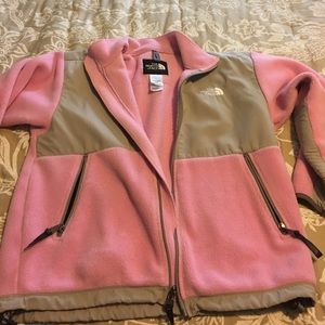 North Face-pink- Youth Junior LG