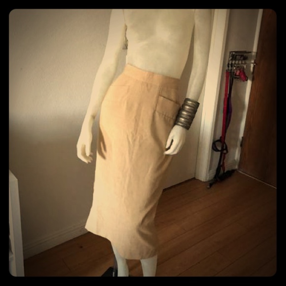 Vintage 40s and 50s form fitting skirt.