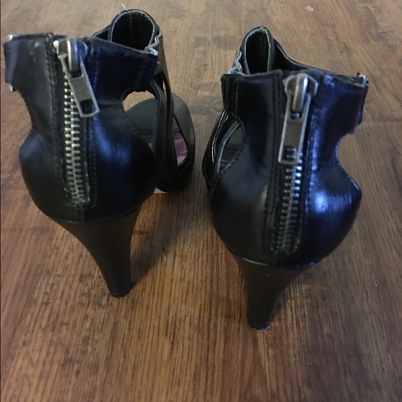 Madden Girl Leather Ankle Heels - Picture 3 of 4