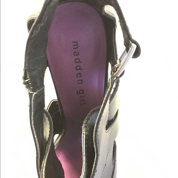 Madden Girl Leather Ankle Heels - Picture 4 of 4
