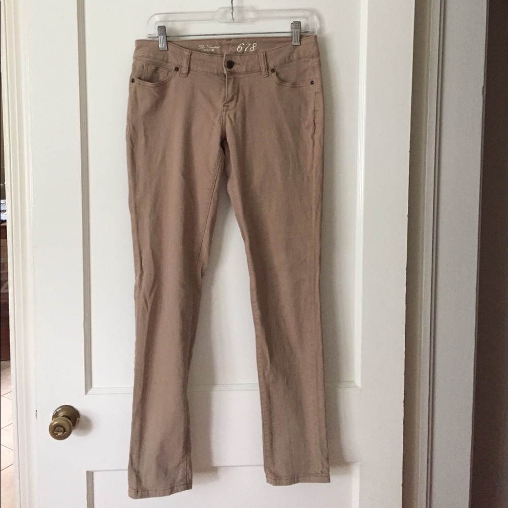 The Limited 678 Khaki jeans