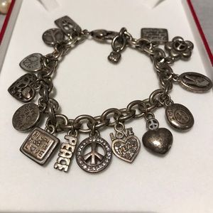 Brighton Peace Charm Bracelet