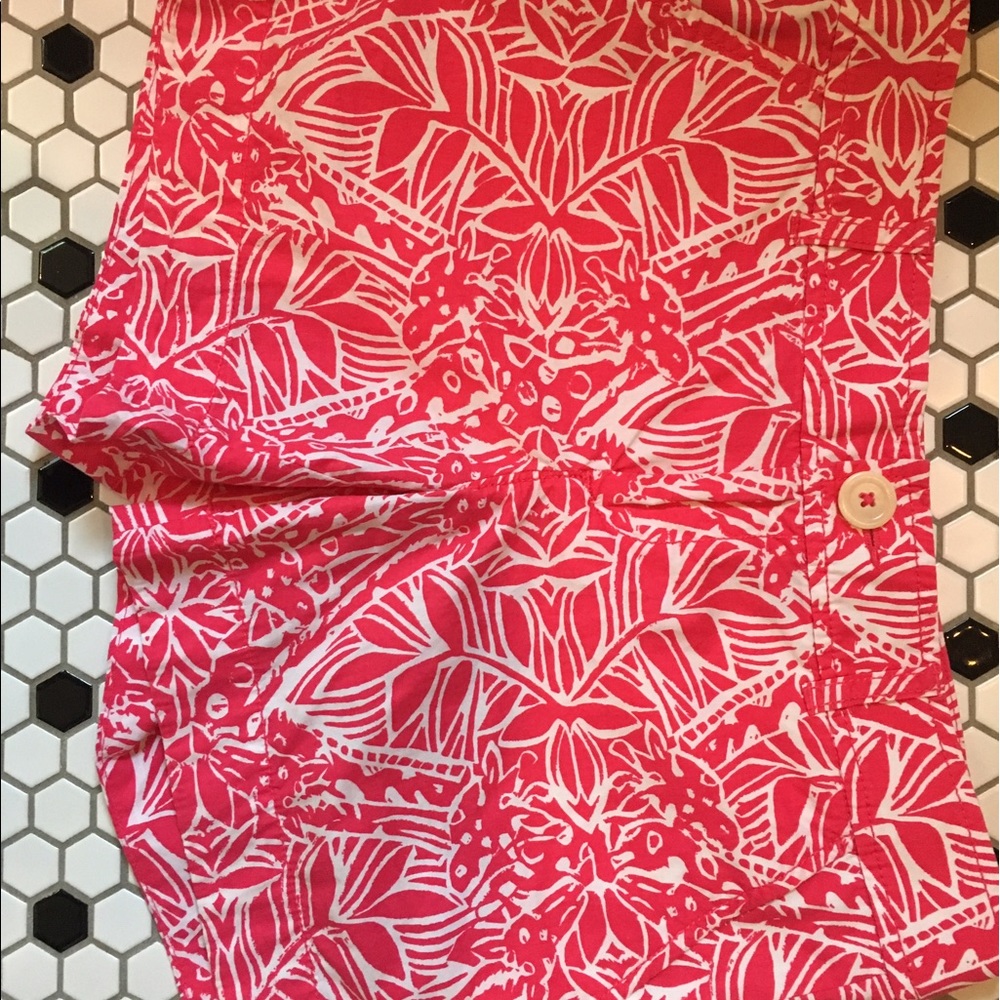 Pink and white JCrew shorts!!