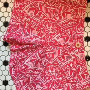 Pink and white JCrew shorts!!