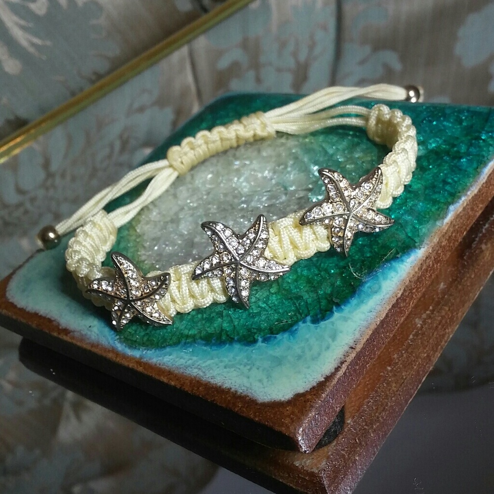Starfish trio bracelet NWOT