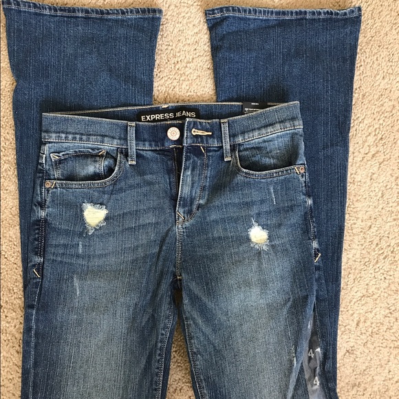 Express Denim - •Express slime flare jeans•