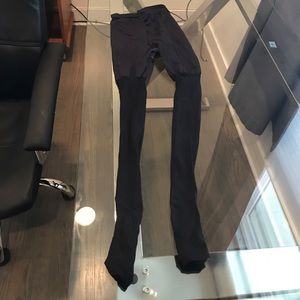 Thin black SPANX tights