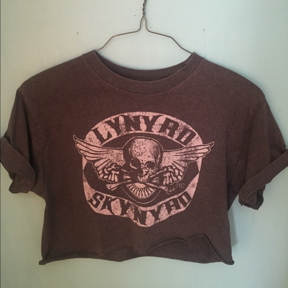 Vintage Lynard Skynard Cropped Tee