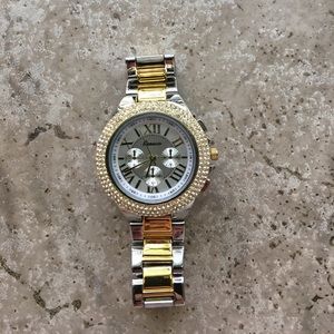 Geneva Gold/Silver Watch