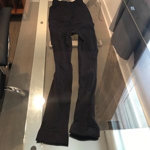 Footless black SPANX tights.