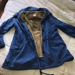 GAP jacket with fur lining (removable)!