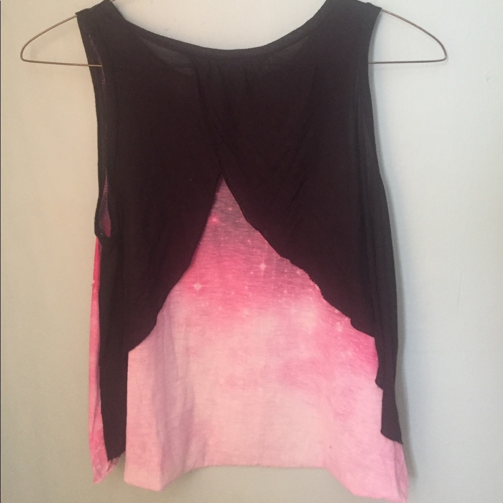 Open Back Galaxy Muscle Tank - Picture 5 of 5
