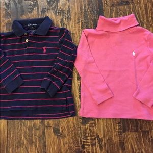 Girls 2T. Ralph Lauren shirts.