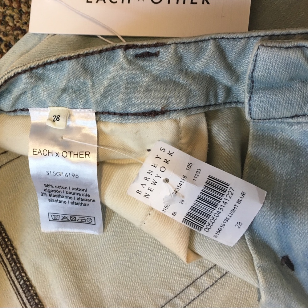 EACH X OTHER light blue denim jeans - Picture 4 of 4