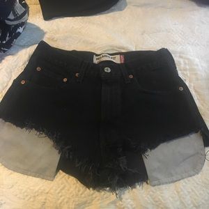 Levi's high waisted shorts