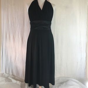 Evan Picone Black Sleeveless Dress