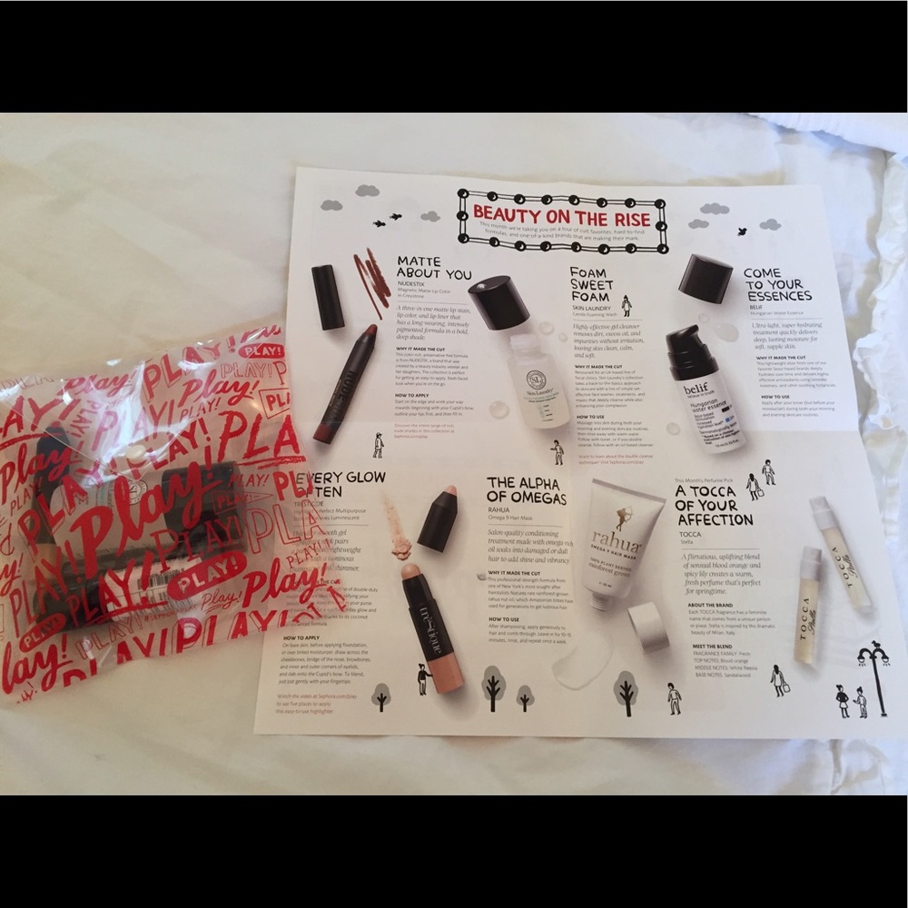Sephora Play (Nudestix, Trestique, Skin Laundry)