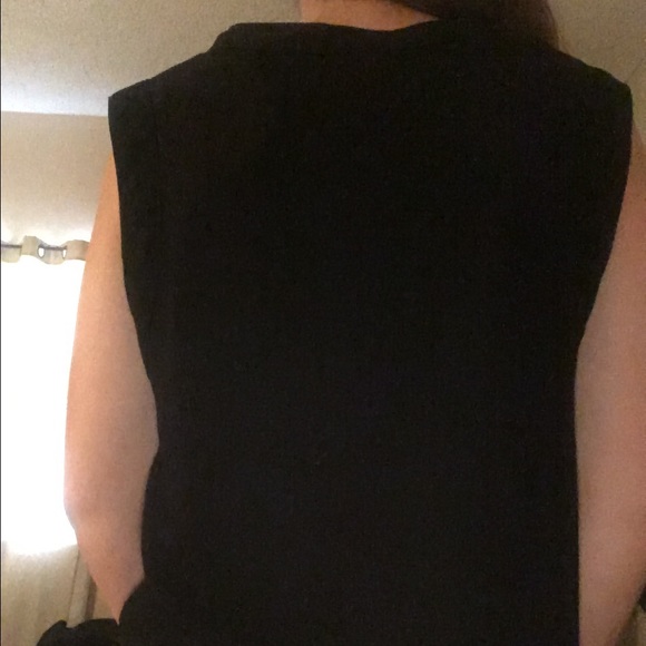 Black Button Up Blouse - Picture 2 of 5