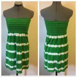 Juicy Couture Green Tye Dye Beach Dress