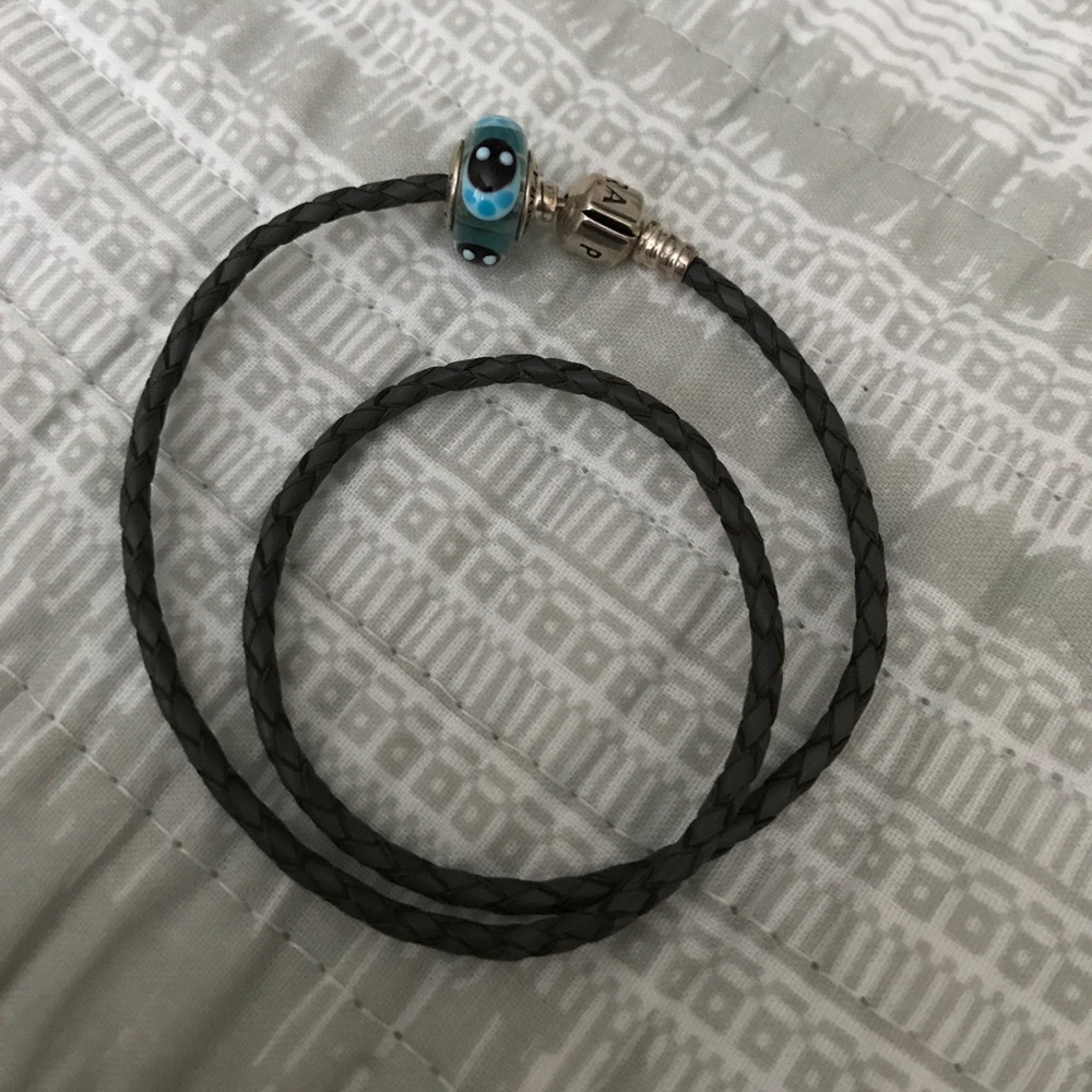 Pandora Coil Bracelet with Ladybug Charm