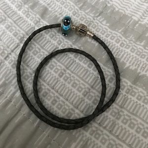 Pandora Coil Bracelet with Ladybug Charm