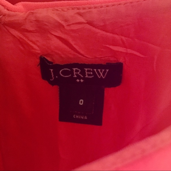 J.Crew Neon Coral shift dress - Picture 3 of 4