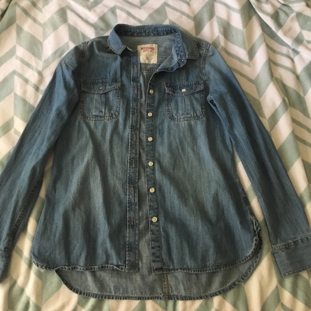 Denim long-sleeve