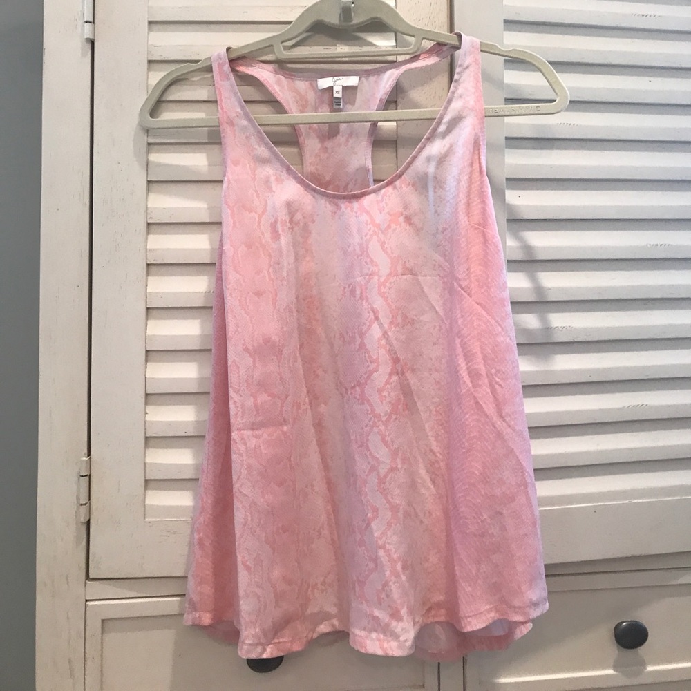 Silk t back tank