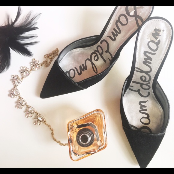 Sam Edelman Shoes - Sam Edelman Odelia Real cow fur heels