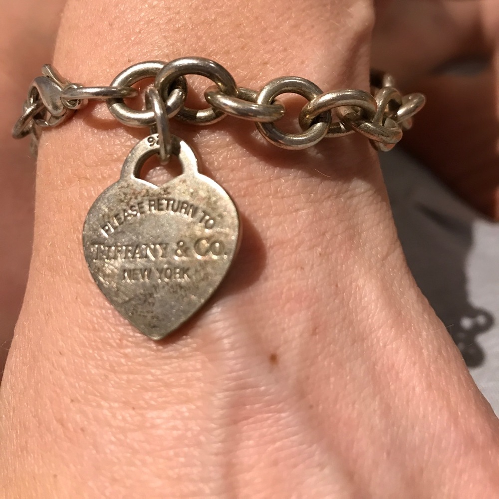 Heart Tag Charm Bracelet