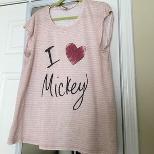 XXL I ❤️ Mickey short sleeved shirt