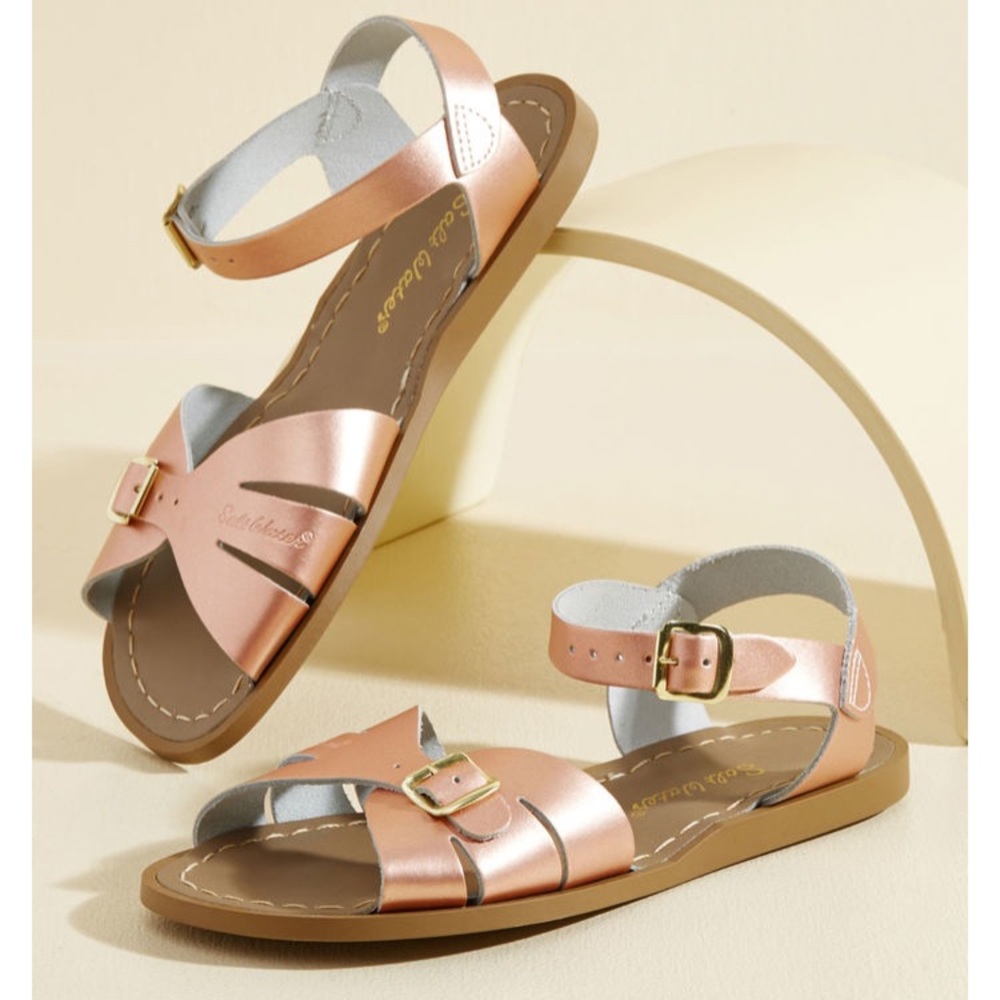 Saltwater Sandal in Rose Gold