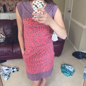 Coral/Orange Boden Dress