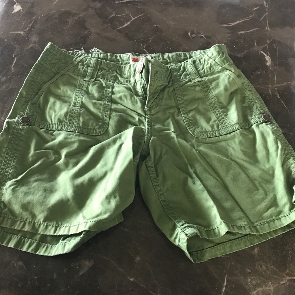 Green shorts