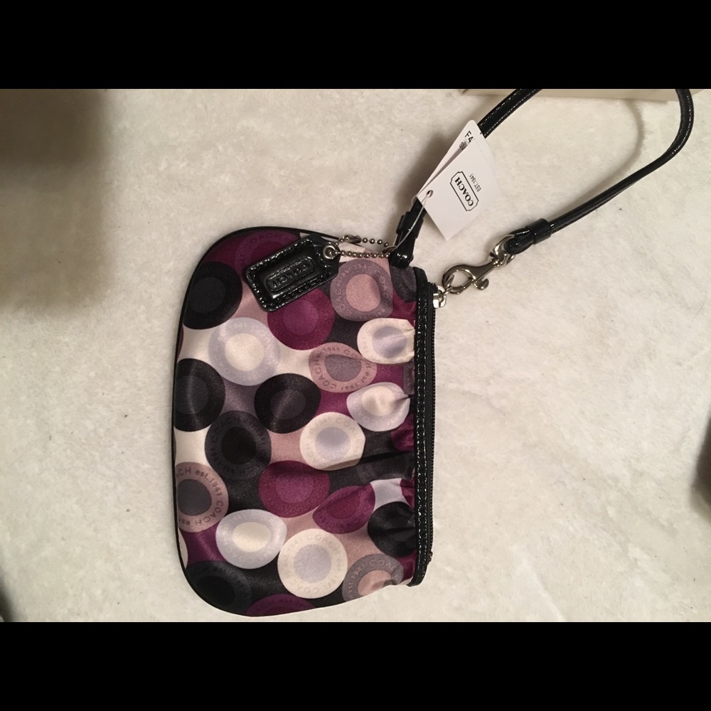 Coach Multi Colored Wristlet