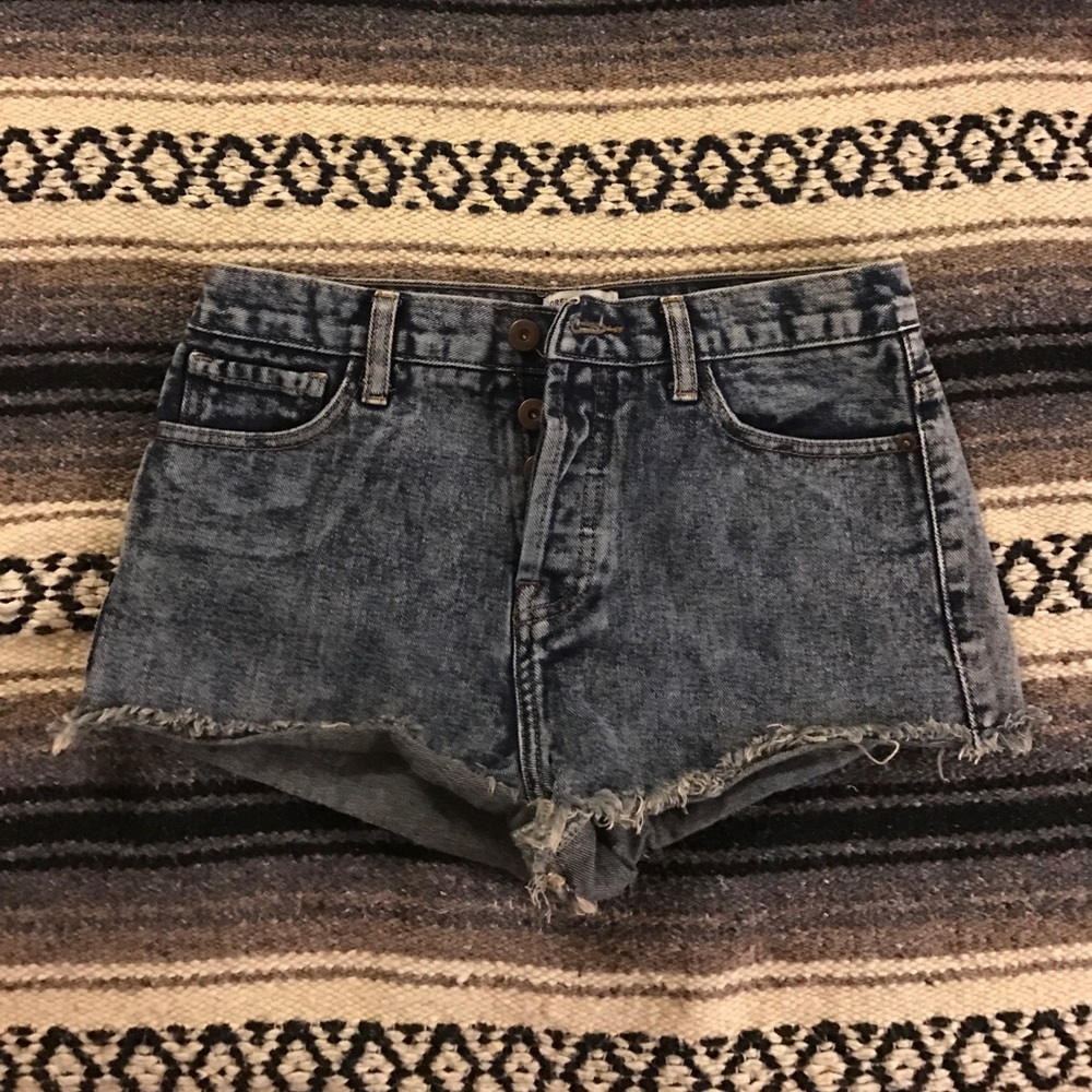 Forever 21 acid wash shorts