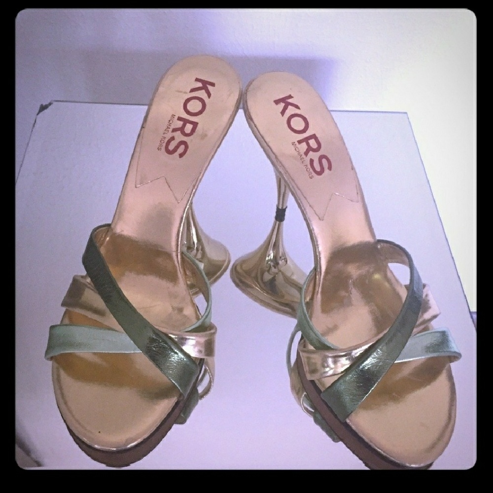 Michael Kors Metallic Sandal