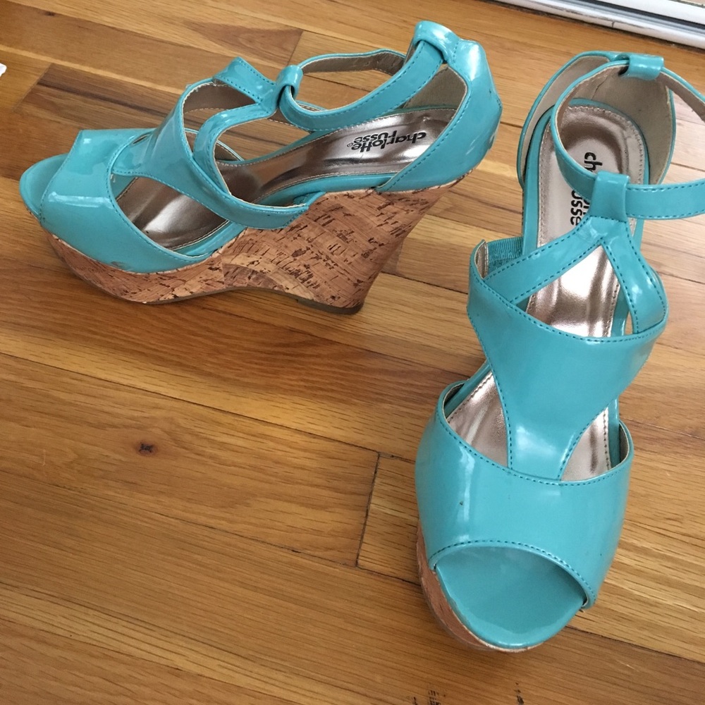 Turquoise wedges