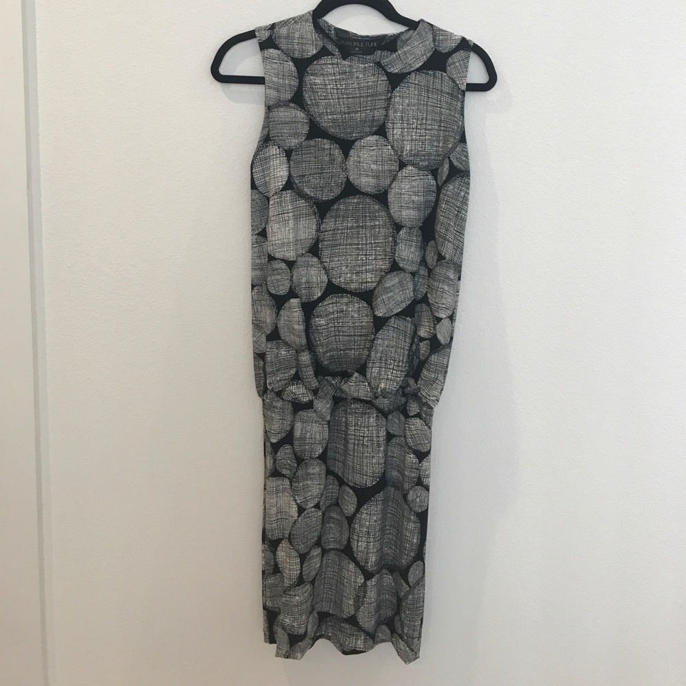 Black and white sexy, sleeveless dress