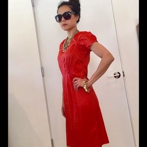 Banana Republic Crimson sophisticated dress