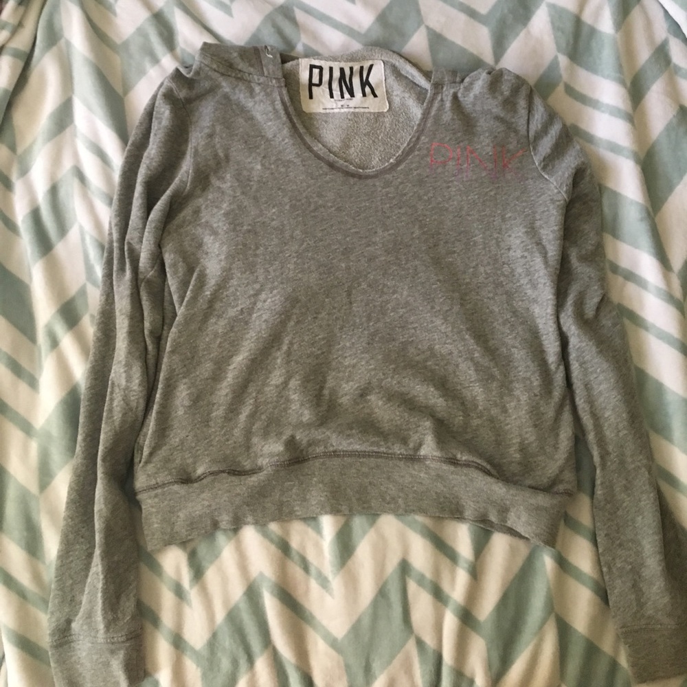 Heather gray hoodie
