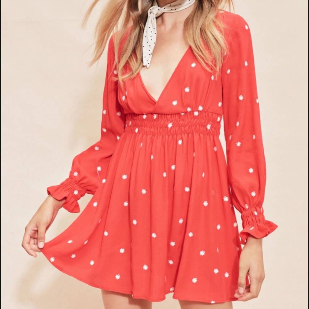 HP 7/2🔥For Love & Lemons Chiquita Dress - Picture 2 of 8