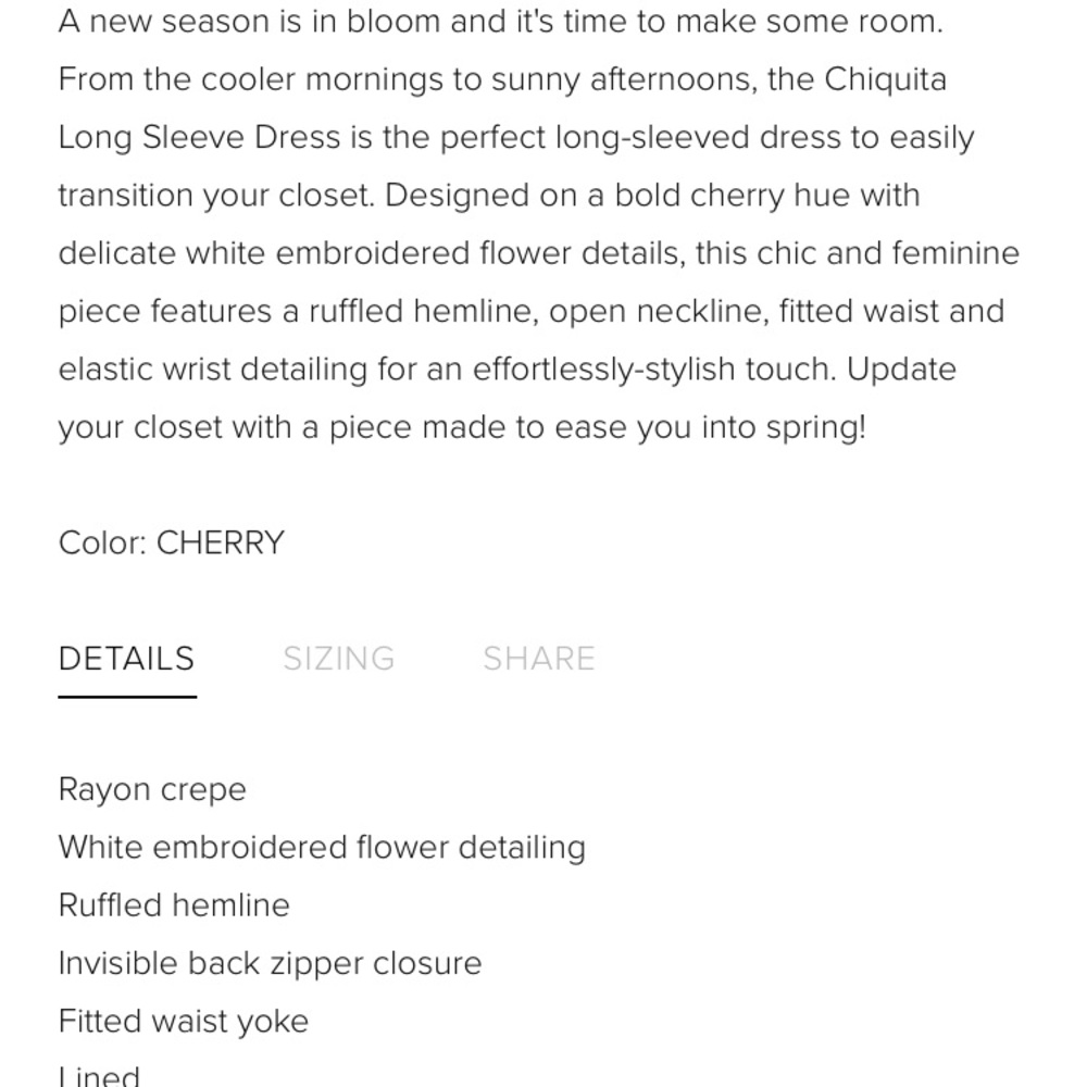 HP 7/2🔥For Love & Lemons Chiquita Dress - Picture 7 of 8