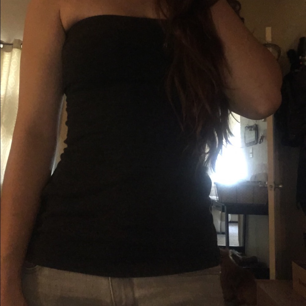 Dark Gray Tube Top