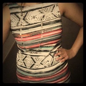 Tribal print dress